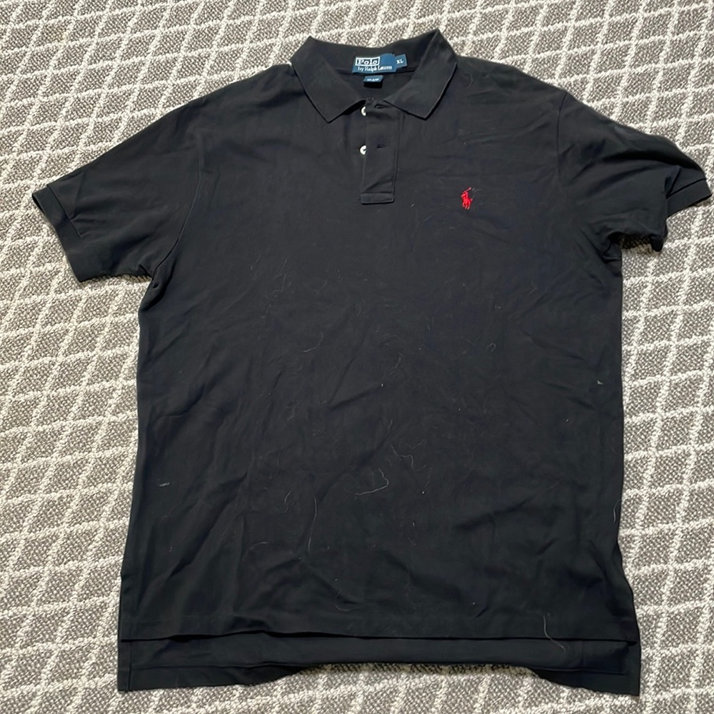 Polo, black XL